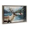 Stupell Industries Christmas Conversation In Wild Floating Frame, design by Petal Prints Design